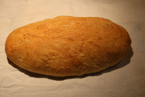 Sesame-Semolina Bread